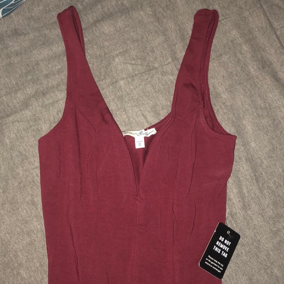 Burgundy bodysuit - Picture 2 of 2